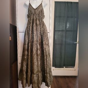 Floor length boho dress
